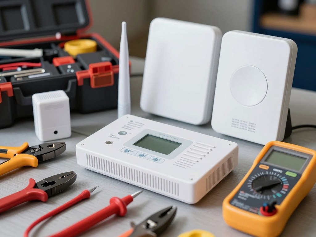 Riasztó telepítés szakszerű eszközökkel és berendezésekkel