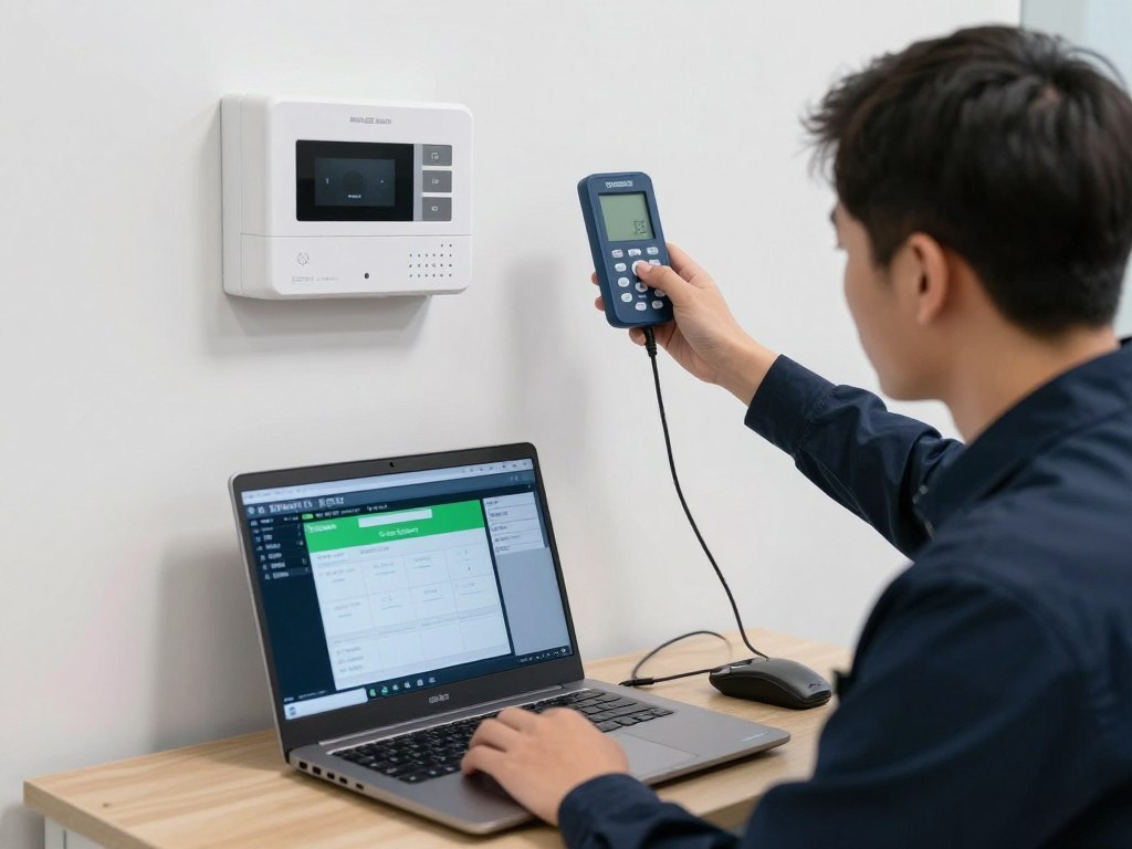 Riasztórendszer beüzemelés és tesztelés