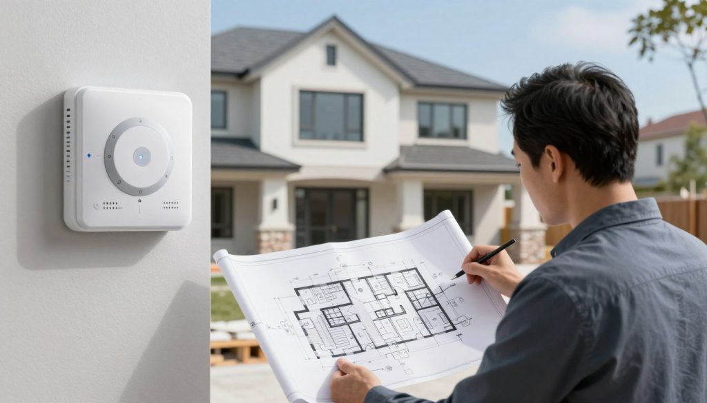 Új ház riasztórendszer tervezés