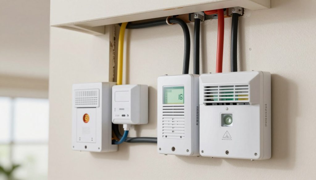 Vezetékes riasztórendszer szerelés